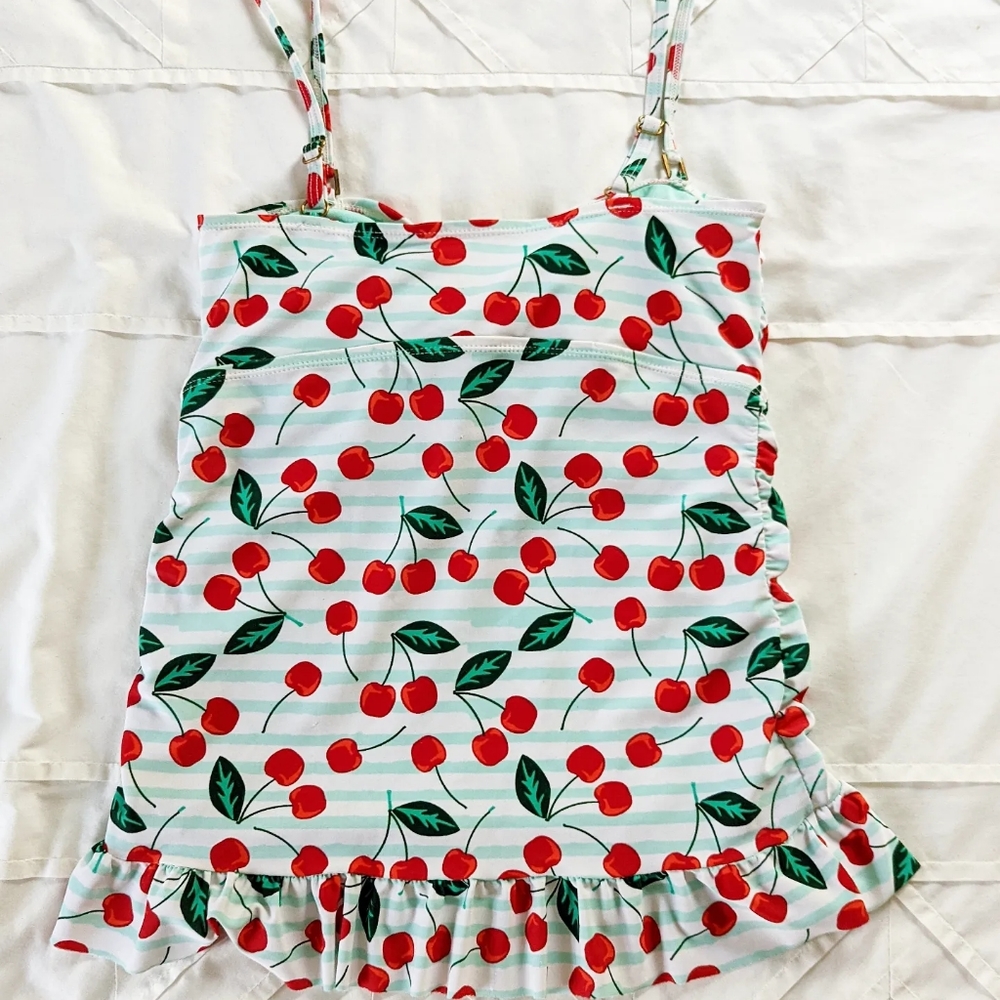 💛3 for $15 Marina West Cherry Tankini top - Picture 8 of 12